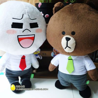 LINE 上班的馒头人 布朗熊