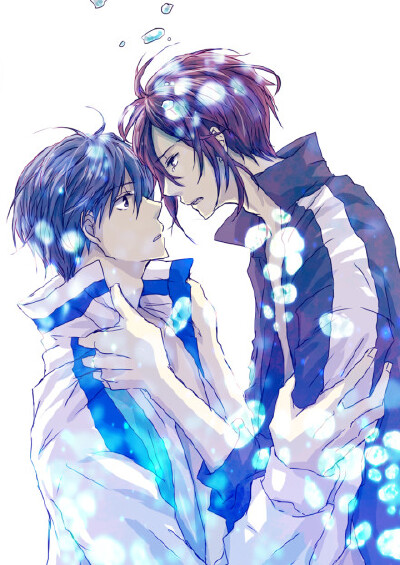 #Free！##凛遥# 凛遥党在哪~~~~~ [pixiv]畫師：まち「【落描き腐ree】息の仕方教えろよ」打分＞＞http://t.cn/zQxFBYR【侵删/id=37366945】