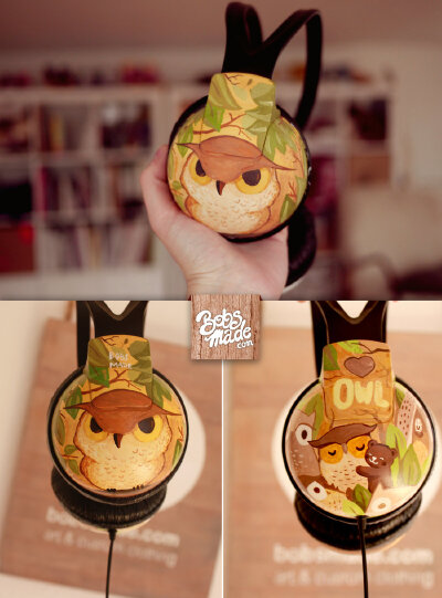 Owl headphones