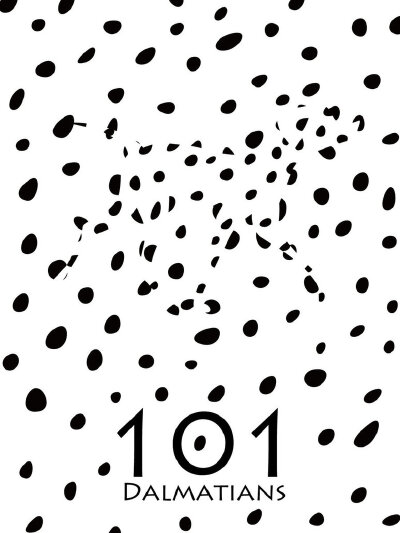 剪影海報設計－101忠狗
