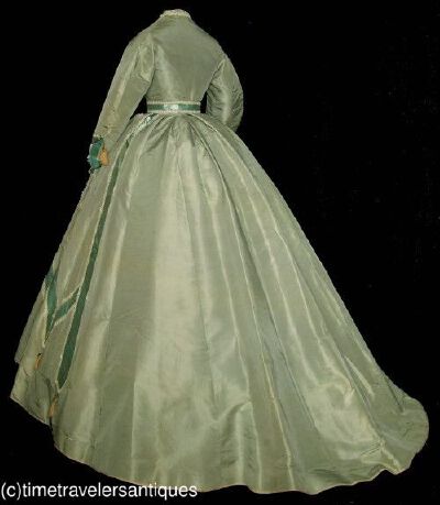 Mid 1860's Green Dress