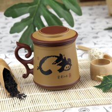 《十二生肖之猪》百姓坊个性定制紫砂杯 送长辈 送朋友 送爱人