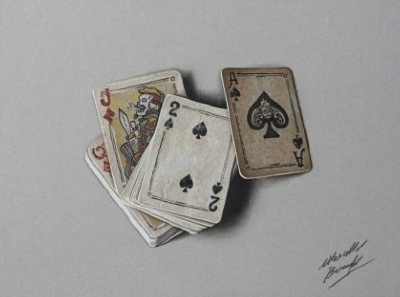 细腻的彩铅，来自意大利Marcello Barenghi 绘画作品