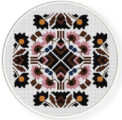 Cross stitch pattern CrossStitch PDF vintage by danceneedle, $7.00