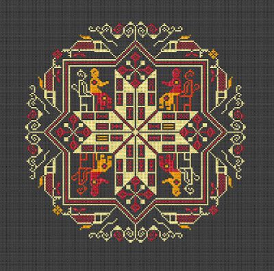 Cross stitch pattern CrossStitch PDF vintage by danceneedle, $7.00