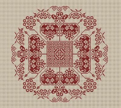 Cross stitch pattern CrossStitch PDF vintage by danceneedle, $8.00