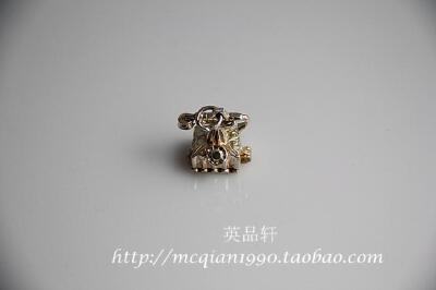 西洋古董银器收藏 欧洲“老欧式电话机”老手工项链手链 挂坠