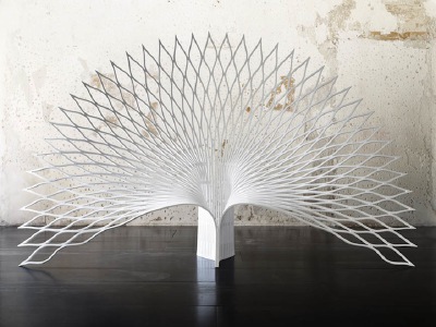 Beautifully Elegant Chairs Feather Out Like a Peacock