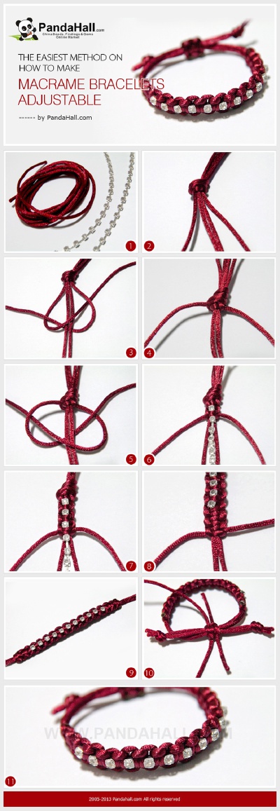 Macrame Bracelet - Tutorial ❥ 4U // hf