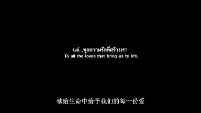 献给生命中给予我们的每一份爱。