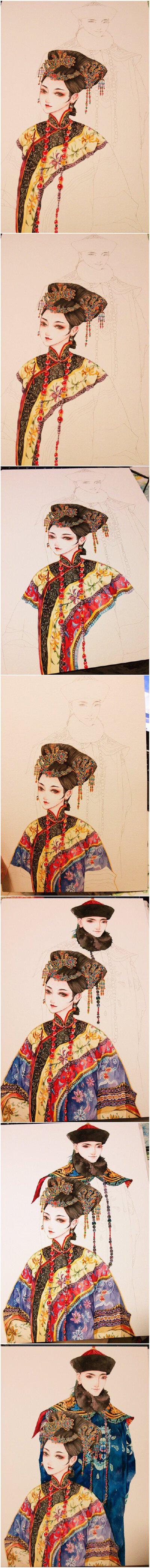 GUTANG 的插画 梦回大清