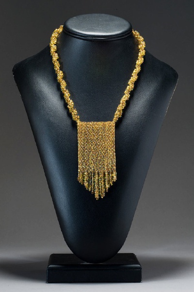 Mad Money Amulet Bag Necklace by StarryNightCreation on Etsy, $90.00