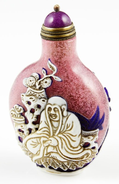 Chinese Peking Glass Snuff Bottle