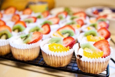 colorful cupcakes