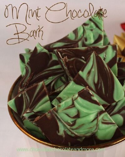 If you like Andes Mints, you will love this Mint Chocolate Bark! 浓情。巧