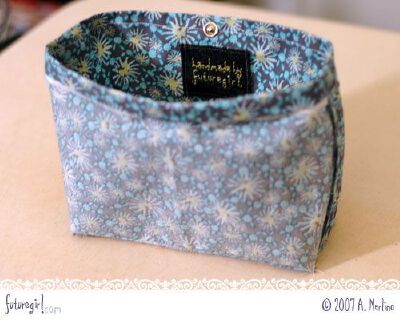 Sew Lining for Crocheted Bag