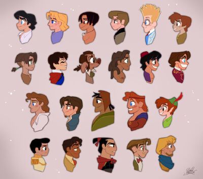 Disney Heroes Busts by *princekido