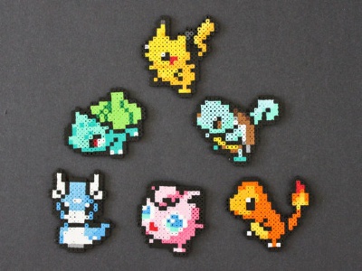 Pokemon perler bead sprites