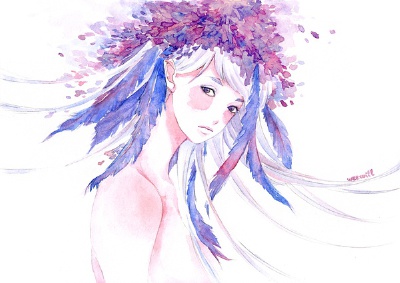 水彩插画~~~~