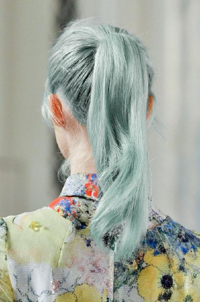 ponytail马尾 染发