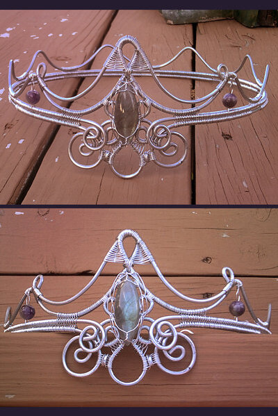 Frozen Lightning Coronet by razzigyrl (print image)