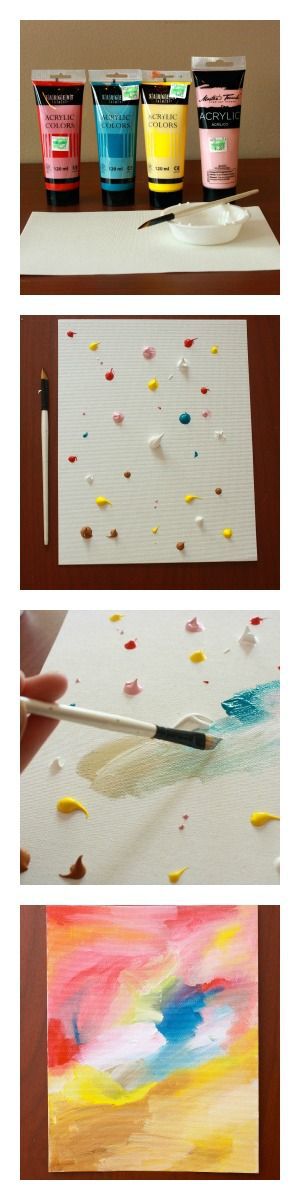 壓克力顏料自由創作