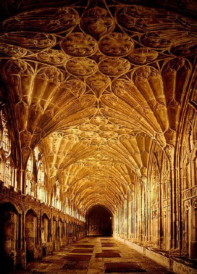Sunlight, The Cloisters, Gloucester, England - Visual Inspiration