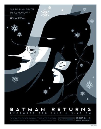 I was fortunate enough to grab one of these posters at The Colonial Theatre (Phoenixville, PA) during last year's December First Friday Fright Night showing of
