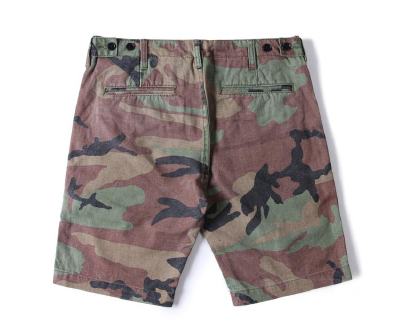UNDFTD UNDEFEATED 美式 迷彩 军装潮流 男式休闲短裤