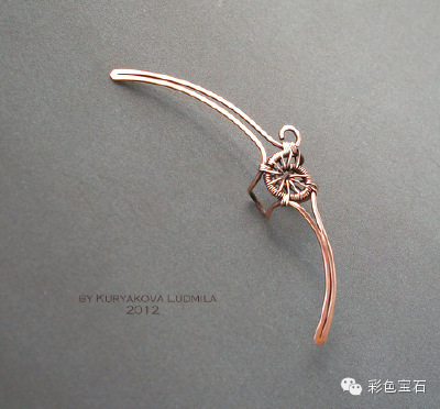【转帖自彩色宝石】欧美纯手工制作绕线首饰欣赏 300张之四