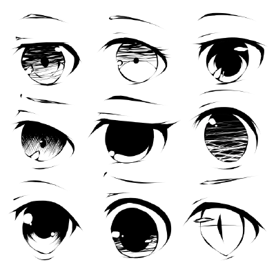 绘画 手绘 教程 动漫 “Qianxi丶【各种眼睛的画法】