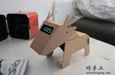 旧纸板DIY超实用创意动物家居饰物 http://www.qiaoshougong.com/course/272.html