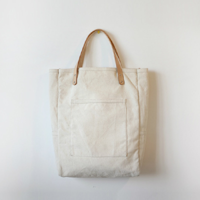 joydivision 加厚帆布手 filson tote包 配牛皮 单肩手拎