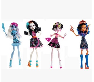 monster high 精灵/怪物高中 之艺术学校 骷髅 蒸汽 血妞bdf11