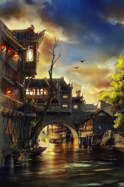 手绘唯美卡通风景高清桌面手机壁纸下载