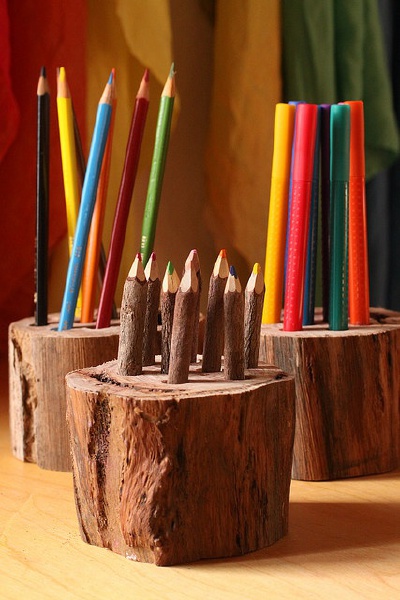 wonderful display of art materials