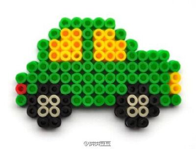 萌你一脸的小汽车们 #拼拼豆豆#