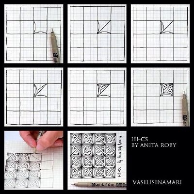zentangle pattern tutorial