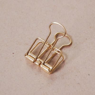 Tchotchke gold clip 镂空 夹 B162