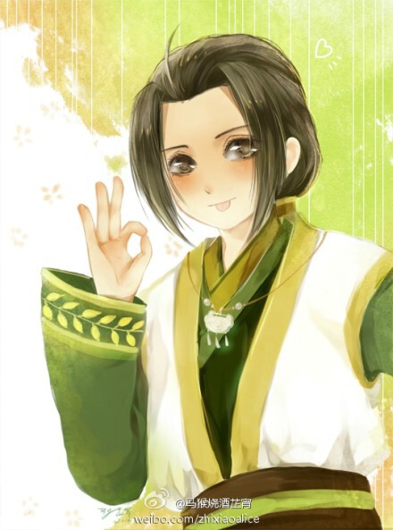 #古剑奇谭二##谢衣#幼年谢衣~今年第一张图，小天使么么哒~~