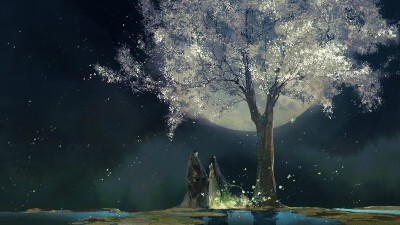 【人意共怜花月满】YIN { 伊吹五月画作} [古剑奇谭贰 — 大祭司/沧溟] 点开大图