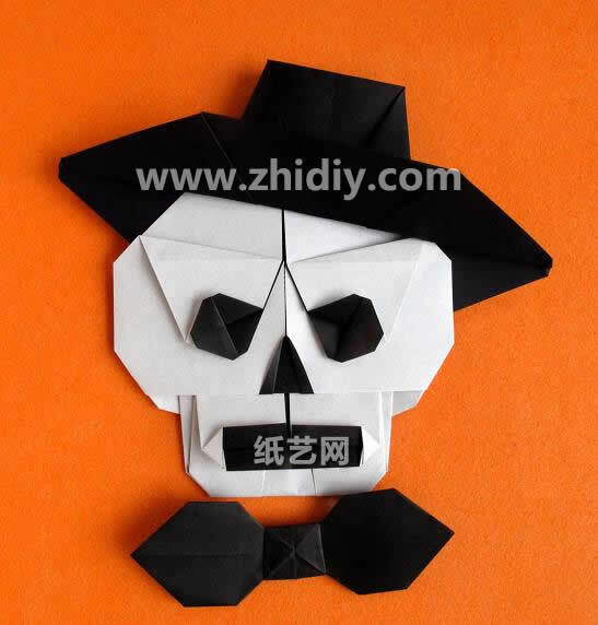 万圣节手工折纸骷髅的折纸视频教程教你制作出精美的万圣节折纸骷髅