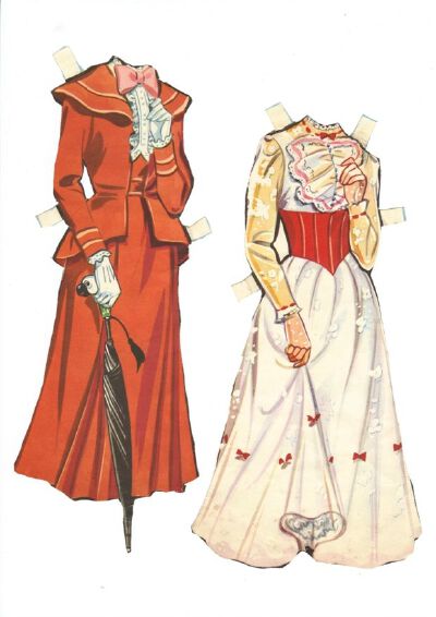 Mary Poppins Paper Doll Clothes