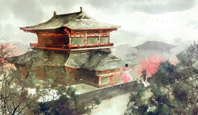 伊吹鸡腿子 上传于 10月24日 18:03 来自 微博 weibo.com 重看大明宫的3D纪录片，太美了，比着涂一张……纪录片里有这个镜头。添了个秀萝和秃子，嗯，正在爬墙跳含元殿打老鼠………