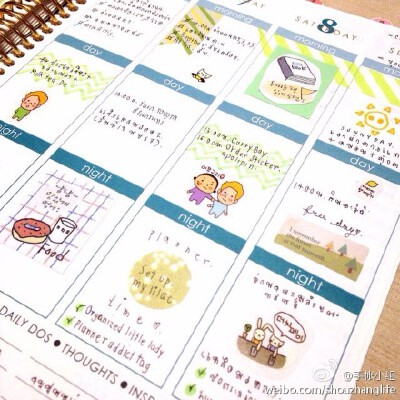 #境外精华# 下午茶时间给大家带来甜美可人的cupcake（ins：cupcake3440）。本如其名。她的Erin Condren就像杯子蛋糕一样不仅有着甜蜜蜜的外在更拥有着让人惊喜的内容。不管是寥寥几笔却不乏慧心的手绘，还是黑笔小字…