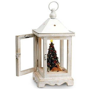 美国Mr.Christmas 乡村圣诞树木灯笼 音乐盒 母亲节礼物 精品