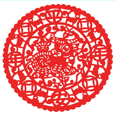 剪纸 窗花来啦