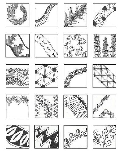 ZENTANGLE PATTERNS linear 1 | Flickr - Photo Sharing!