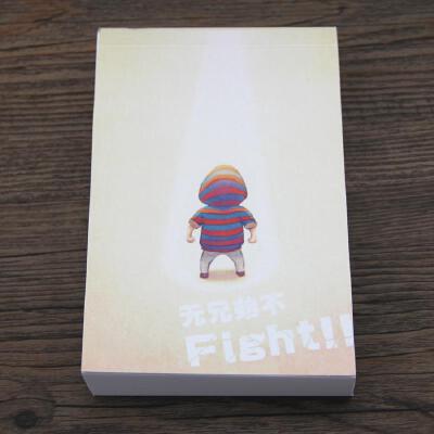 火柴人格斗 送朋友创意生日礼物 毕业纪念册同学录 手翻书 连环画