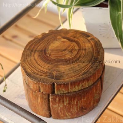 owl【木头】Fan's zakka杂货 泰国进口柚木收纳盒 首饰盒